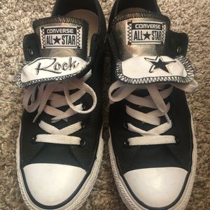 Rockstar converse shoes size 9